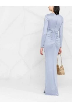 Elisabetta Franchi Casual Jurken Carpet Dress Blue -Elisabetta Franchi Winkel 62894275bfd13f66a4c6e2a3cd9c0afe