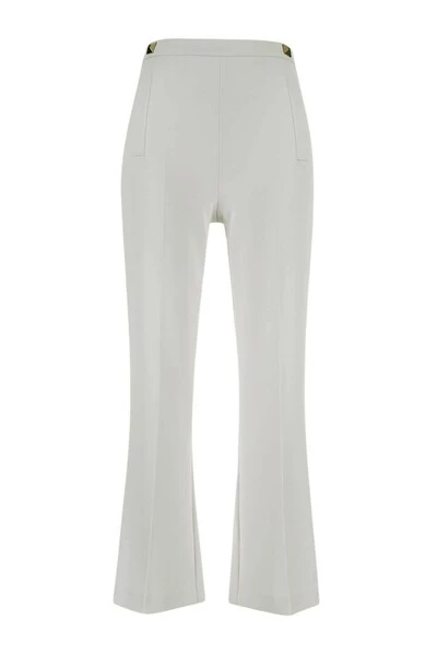 Elisabetta Franchi Pantalons Cropped Trousers White 3 Elisabetta Franchi Pantalons Cropped Trousers White - Afbeelding 3