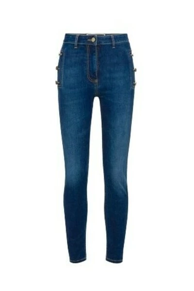 Elisabetta Franchi Skinny Jeans Blue 6 Elisabetta Franchi Skinny Jeans Blue - Afbeelding 6