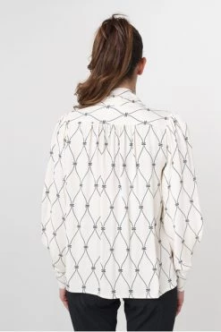 Elisabetta Franchi Longsleeve Shirts SHIRT Beige -Elisabetta Franchi Winkel 635ffe6769b4cc99219d4f3d55d7f69d