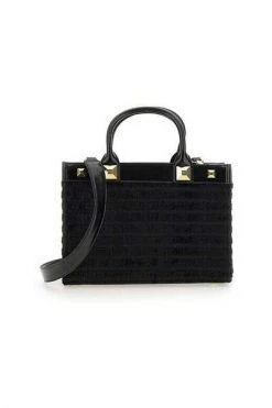 Handtassen ELISABETTA FRANCHI BLACK Black -Elisabetta Franchi Winkel 63ec35dfc14c880f6645fd7b1882d82d