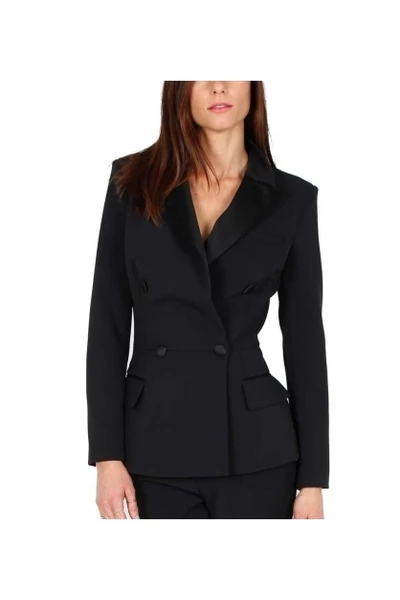 Elisabetta Franchi Blazers JACKET Black 4 Elisabetta Franchi Blazers JACKET Black - Afbeelding 4