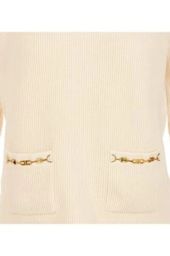 Elisabetta Franchi Coltruien Sweater White -Elisabetta Franchi Winkel 64223d796078cb6fb2c96cd6bbd70abf