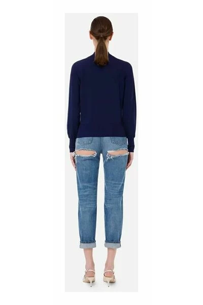 Elisabetta Franchi Coltruien Turtlenecks Blue 2 Elisabetta Franchi Coltruien Turtlenecks Blue - Afbeelding 2