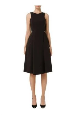 Elisabetta Franchi Casual Jurken Midi Dresses Black