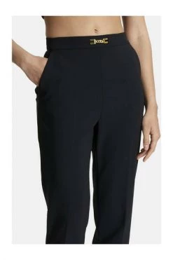 Elisabetta Franchi Chino's Cigarette Trousers Black