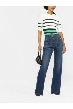 Elisabetta Franchi Bootcut Jeans Boot-cut Jeans Blue -Elisabetta Franchi Winkel 658adacc990124514693c5611d0ebdea