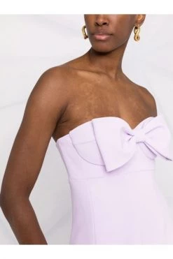 Elisabetta Franchi Casual Jurken Mini Dress With Large Bow Pink -Elisabetta Franchi Winkel 66053c9bffd8935bedb5660bbba93d44