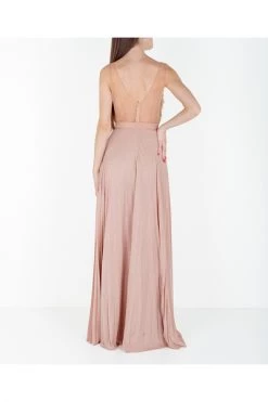 Elisabetta Franchi Jurken Red Carpet Dress With Embroidered Bodice Pink 7 Elisabetta Franchi Jurken Red Carpet Dress With Embroidered Bodice Pink -Elisabetta Franchi Winkel 66121bf1289675ff370105f1c7a053a2