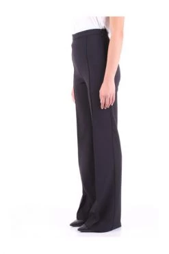 Elisabetta Franchi Wijde Broeken Wide Trousers Black -Elisabetta Franchi Winkel 6710e34d7a50bb7fc76dfe7995c6de48