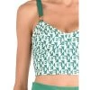 Shirts ELISABETTA FRANCHI Crop Top Green