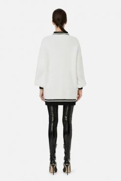 Elisabetta Franchi Vesten Cardigans White -Elisabetta Franchi Winkel 675fbfcae36c8147dadf7c0226028352