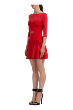 Elisabetta Franchi Casual Jurken Mini Dress Short Sleeve Red