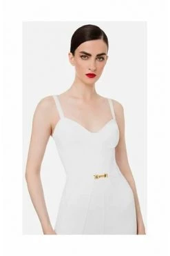 Elisabetta Franchi Casual Jurken Short Dresses White -Elisabetta Franchi Winkel 678cf839a89cf0ac8b2a7040a38e2ee9