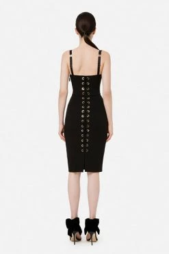 Elisabetta Franchi Feestjurken Party Dress Black -Elisabetta Franchi Winkel 67bf41504d668647c535dbd71c8d9be6
