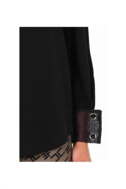 Elisabetta Franchi Blouses SHIRT Black -Elisabetta Franchi Winkel 68462f14279aeea76e495ce6e6967300