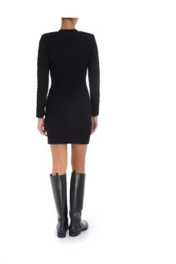 Elisabetta Franchi Casual Jurken Dress Black -Elisabetta Franchi Winkel 6876be6de38017ed15c20c86cae9768e