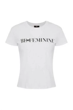 Elisabetta Franchi T-Shirts White -Elisabetta Franchi Winkel 688ee950d638680504923323edd51c88