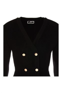 Casual Jurken Elisabetta Franchi Dresses Black Black