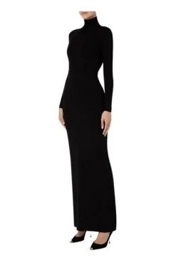Elisabetta Franchi Maxi Jurken Dress Black -Elisabetta Franchi Winkel 68ebdb3cf8c138849f9628f0ad3bfb36
