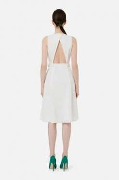 Elisabetta Franchi Casual Jurken Midi Dresses White