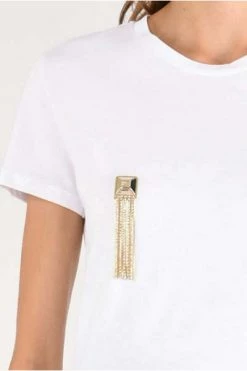 Elisabetta Franchi T-Shirts White