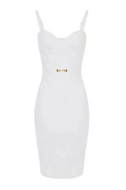 Elisabetta Franchi Casual Jurken Short Dresses White