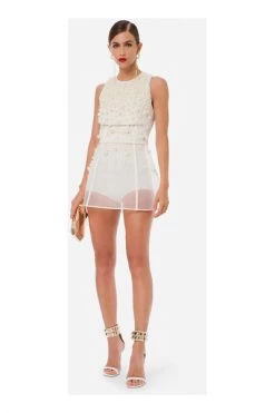 Elisabetta Franchi Casual Jurken Short Dresses White -Elisabetta Franchi Winkel 69c728dc232738a17ebafe43a4662397