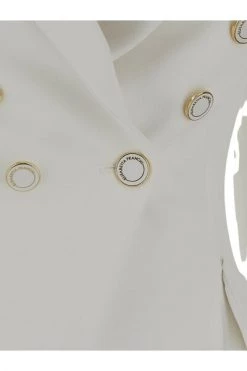 Elisabetta Franchi Blazers Jacket Woman Clothing White -Elisabetta Franchi Winkel 69dd6122c3524cc168a4919f38cdcffc