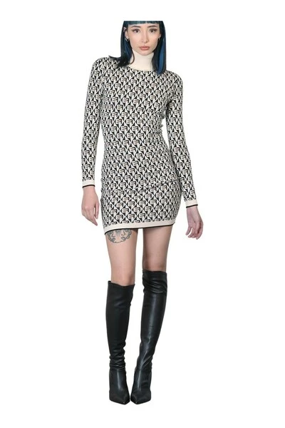 Elisabetta Franchi Casual Jurken Short Dresses White 1 Elisabetta Franchi Casual Jurken Short Dresses White