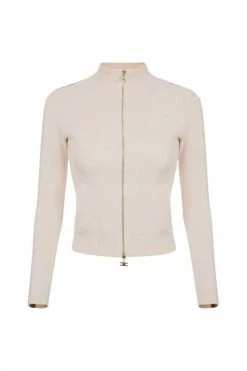 Elisabetta Franchi Hoodies & Sweatvesten Zip-throughs White -Elisabetta Franchi Winkel 6ad07ba574ed6e1df0e8449750280d55