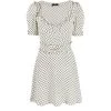 Elisabetta Franchi Casual Jurken I Dress In Georgette Printing Small Terminal Ab09311e2 Beige
