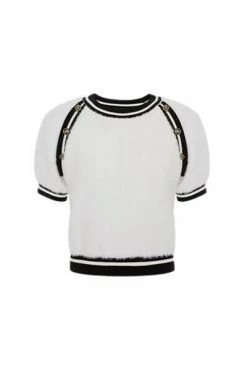 Elisabetta Franchi Blouses Knitwear White -Elisabetta Franchi Winkel 6b2c0025f5fa2e56a5bd6ca319f9a82c