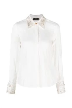 Elisabetta Franchi Longsleeve Shirts Shirt White