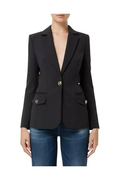Elisabetta Franchi Blazers Black 3 Elisabetta Franchi Blazers Black - Afbeelding 3