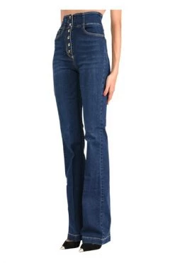 Elisabetta Franchi Straight Jeans Jeans Blue -Elisabetta Franchi Winkel 6c09c007c6c6e013fe88f9b404261920