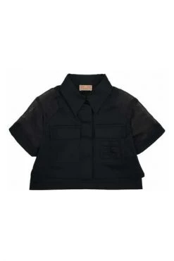 Elisabetta Franchi Overhemden Blouses & Shirts Black
