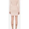 Elisabetta Franchi Casual Jurken Laced Mini Dress Beige