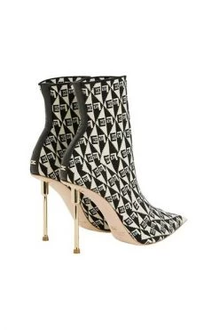 Elisabetta Franchi Enkellaarsjes Shoes Black