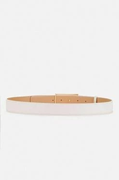 Elisabetta Franchi Riemen Belts White