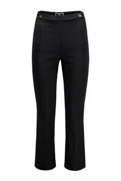 Elisabetta Franchi Pantalons Slim-fit Trousers Black