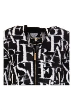 Bomber Jackets Elisabetta Franchi Coats Black Black -Elisabetta Franchi Winkel 6d5773e506fe5b7ecd21e383f7b485df