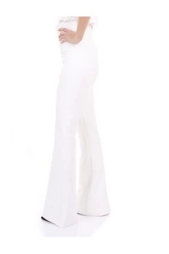 Elisabetta Franchi Wijde Broeken Trousers White -Elisabetta Franchi Winkel 6d734dba771ea5791be479f88fff683e