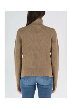 Elisabetta Franchi Coltruien Turtlenecks Brown
