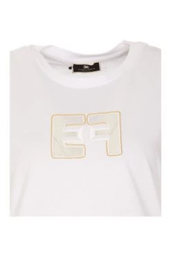 Elisabetta Franchi T-shirts T-shirt White -Elisabetta Franchi Winkel 6dd15676f980ea063a7882b7cbdde835