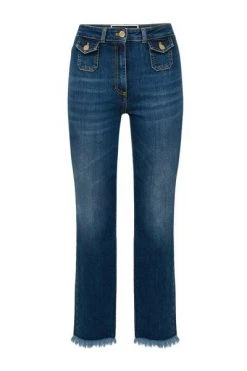 Elisabetta Franchi Flared Jeans Trousers Blue -Elisabetta Franchi Winkel 6df9d97ca4ae99bfa74f8670a84ec6c3