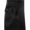 Elisabetta Franchi Korte Broeken High-waist Satin Shorts Black