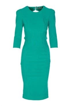 Elisabetta Franchi Casual Jurken Midi Dresses Green