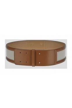Elisabetta Franchi Riemen Belt Brown