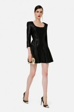 Elisabetta Franchi Casual Jurken Short Dresses Black -Elisabetta Franchi Winkel 6ec2383148e7b68283ce20baad3c1fea